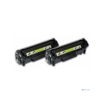 Картридж лазерный Cactus CS-Q2612AD black двойная упаковка ((2000стр.) для принтеров HP 1010/1012/1015/1018/1020/1022) (CS-Q2612AD)