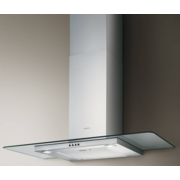 Вытяжка каминная Elica Flat Glass Plus IX/A/90 нержавеющая сталь управление: кнопочное (1 мотор)