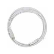 Патч-корд Lanmaster TWT-45-45-2.0-WH UTP RJ-45 вил.-вилка RJ-45 кат.5E 2м белый ПВХ (уп.:1шт)