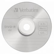 Verbatim Диски DVD-R 4.7Gb 16х, 10 шт, Cake Box (43523)